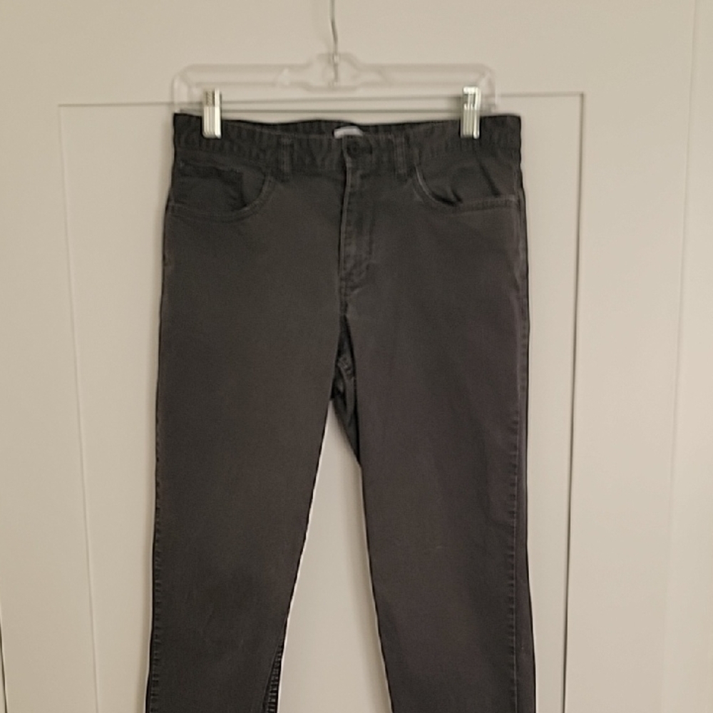 Calvin Klein Mens Pants 30x32 Gray